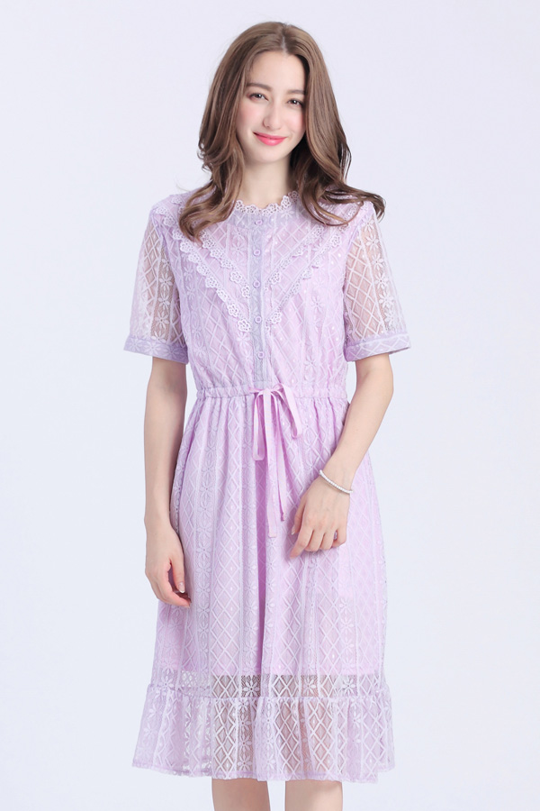 YOCO Womens Ruffled Lace Peasant Dress Japanese/Korean Fashion eBay