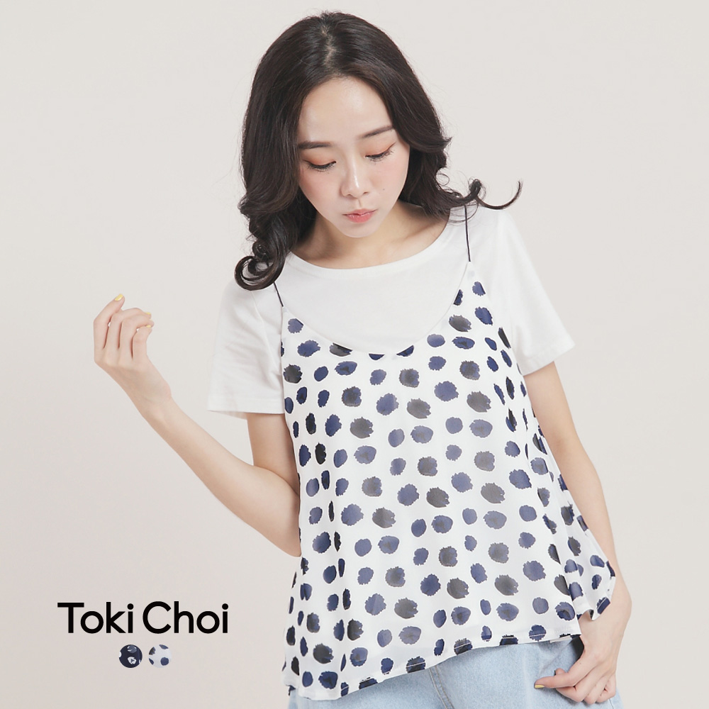 TOKYO FASHION Womens Printed Cami Chiffon Blouse Japanese/Korean